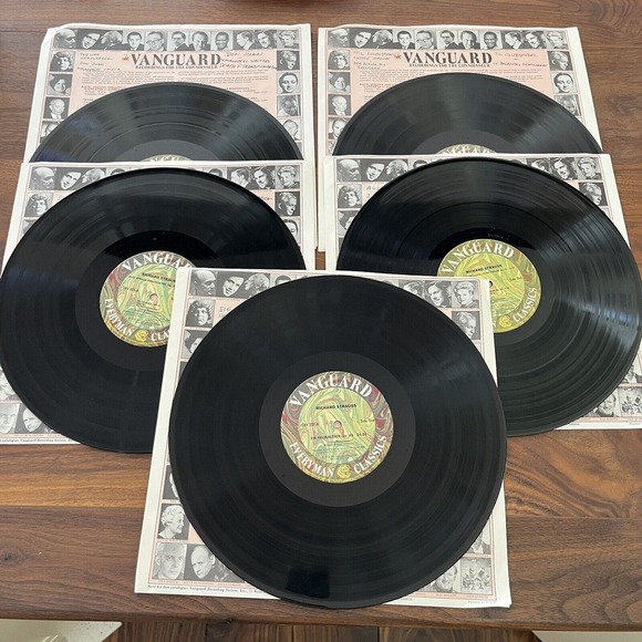 Richard Strauss Tone Poems Vienna 5xLP Box Set Vanguard SRV 325/29 - Picture 4 of 11